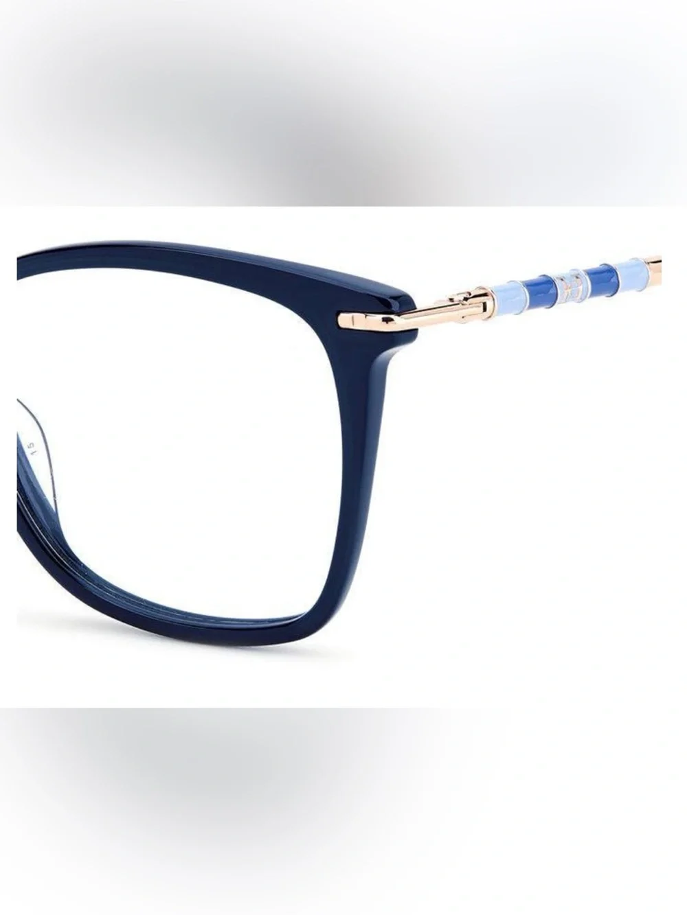 Carolina Herrera Women's Rx Eyeglass Dark Blue/Gold